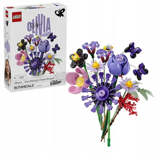 LEGO BOTANICAL 11507 Bukiet kwiatów Olivii Rodrigo, zestaw klocków 9+