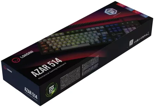 Klawiatura LORGAR Azar 514 Czarno-szary