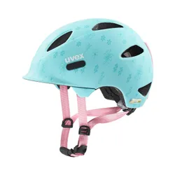 Kask rowerowy dziecięcy UVEX Oyo Style Jr flowers cyan matt