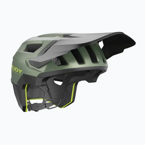Kask rowerowy Rudy Project Terraform met.olive/black/acid green matte