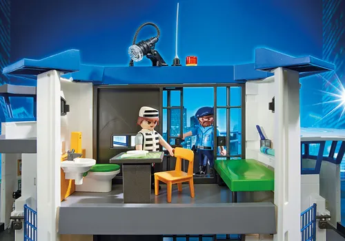 Playmobil 6919 полицейский участок с тюрьмой