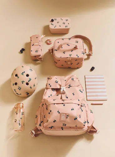 Zestaw lunchbox + butelka Liewood Chelsey Lunchbox Set - berry / pale tuscany