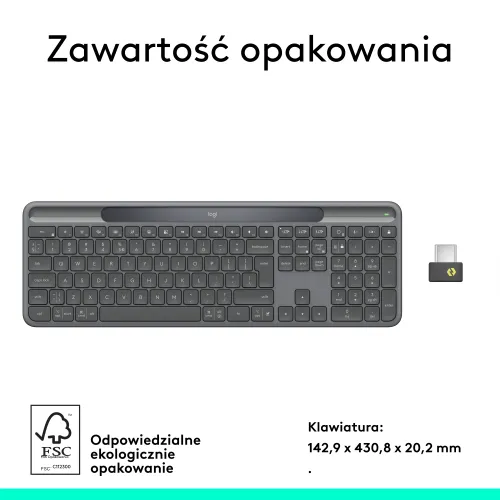 Klawiatura LOGITECH Slim Solar+