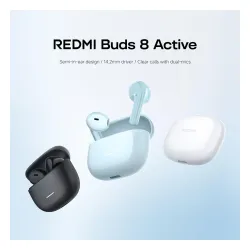 Słuchawki bezprzewodowe Xiaomi Redmi Buds 8 Active Black Douszne Bluetooth 5.4 Czarny