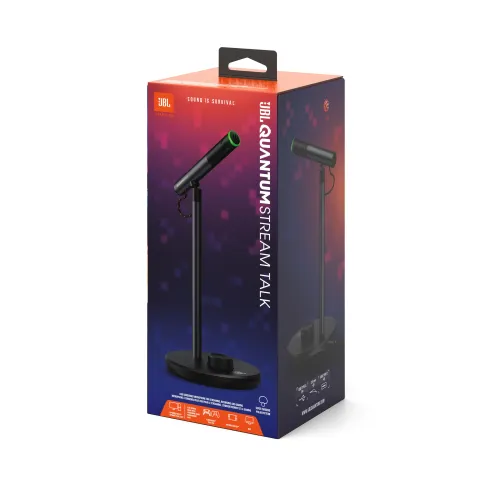 Mikrofon JBL Quantum Stream Talk Przewodowy Pojemnościowy Czarny