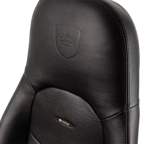 Fotel Noblechairs ICON Gamingowy do 150kg Skóra naturalna Czarny