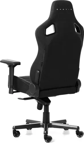 Fotel GAMVIS Elite 2.0 Pro XL Czarny (białe elementy)