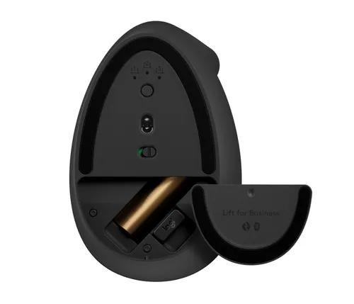 Myszka pionowa Logitech Lift Business bezprzewodowa szara