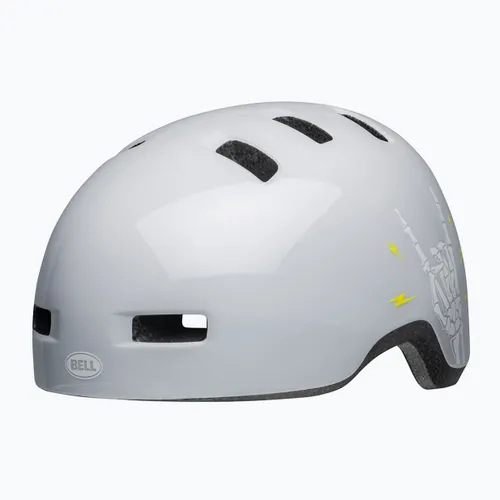 Kask rowerowy dziecięcy Bell Lil Ripper Jr white corna