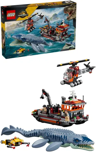 LEGO 77983 Jurassic World Atak mozazaura na łódź