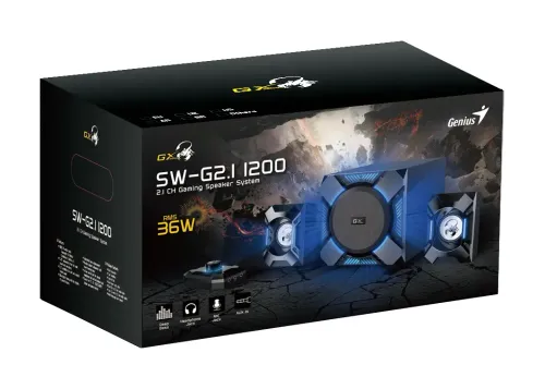 Głośniki Genius GX GAMING SW-G2.1 1200 Czarny