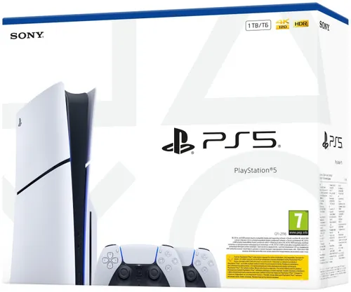 Sony PlayStation 5 Slim Chassis E + 2DS | 1TB | Blu-ray