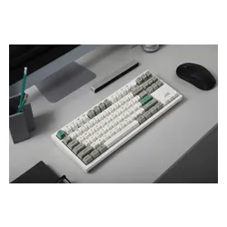 Klawiatura KEYCHRON Q3 Max Wireless Switch Gateron Jupiter Banana Biało-szaro-zielony