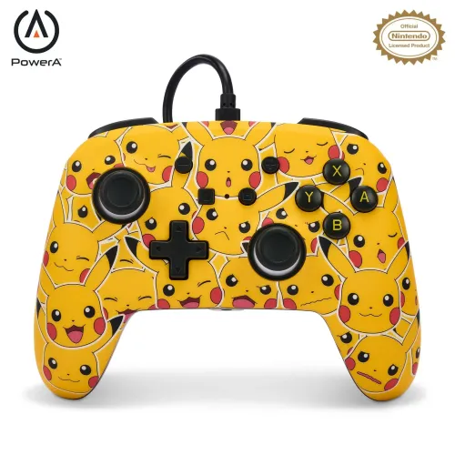 Геймпад PowerA Enhanced Pikachu Moods Pad для Nintendo Switch проводной