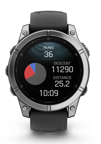 Smartwatch Garmin Fenix E 47mm GPS Srebrny