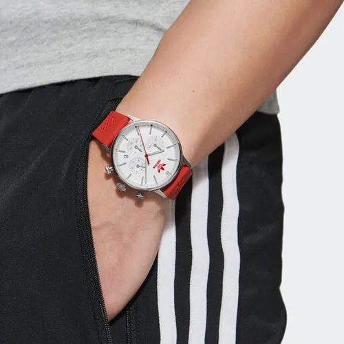 Adidas Originals Code One Chrono Watch Aosy23019 Silver