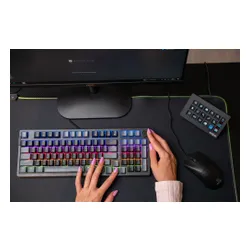 Klawiatura MAD DOG GK960K Gateron Pro Red Czarny