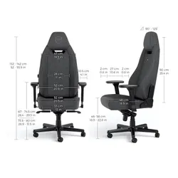 Fotel Noblechairs LEGEND TX Gamingowy do 150kg Tkanina Antracyt