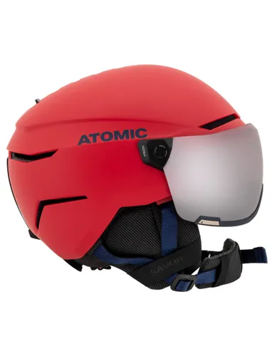 Kask snowboardowy dziecięcy ATOMIC SAVOR VISOR JR red - Rozmiar - S