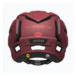 Kask rowerowy Bell FF Super Air R MIPS Spherical matte red black/fasthouse