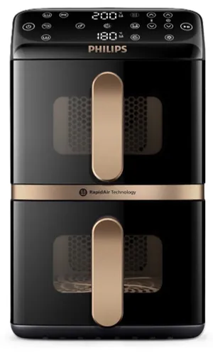 Air Fryer Frytkownica beztłuszczowa PHILIPS Ovi Dual Basket NA462/70 10l 6 automatycznych programów