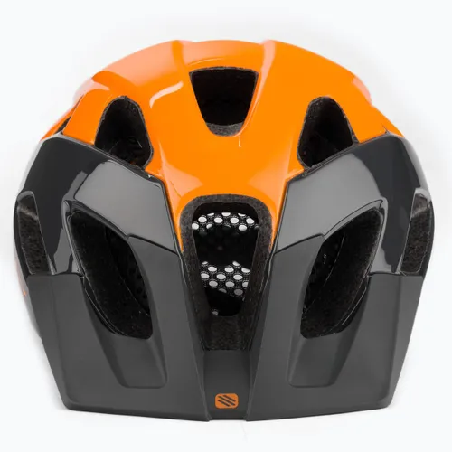 Kask rowerowy Rudy Project Crossway lead/orange fluo shiny