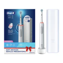 Ротационная зубная щетка Oral-B Pro3 3500 WH Sens + чехол