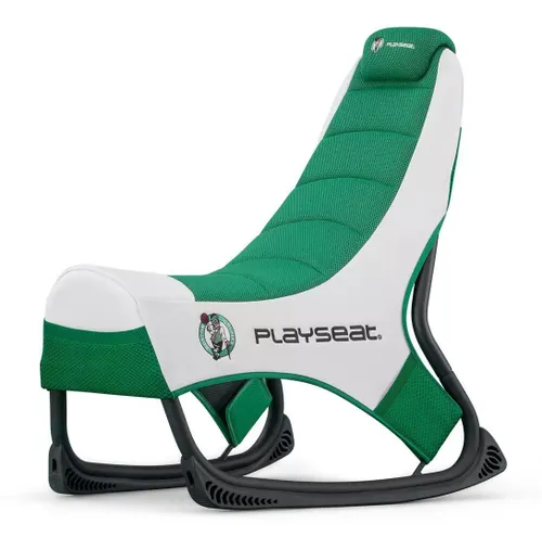 Fotel Playseat Champ NBA-Boston Celtics Gamingowy do 122kg Tkanina Biało-zielony