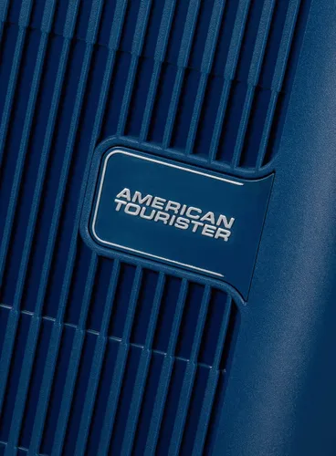 American Tourister Aerostep'in Geniş Genişletilebilir Valizi -donanma Mavisi