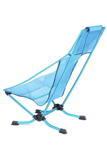 Niskie krzesło turystyczne Helinox Beach Chair - blue mesh