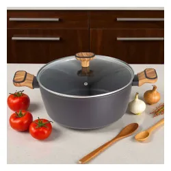 Garnek Multiclad 28Cm Z Pokrywą Bergner Bg-56038 Charcoal