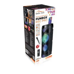 Głośnik Bluetooth Media-Tech FUNBOX KEG PRO MT3182 50W Radio FM Czarny