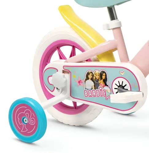 Rower dziecięcy TOIMSA Barbie 12 cali dla dziewczynki Różowy