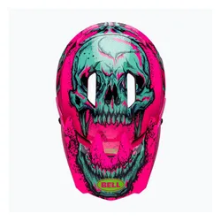 Kask rowerowy Bell Sanction 2 DLX Mips bonehead gloss pink/turquoise