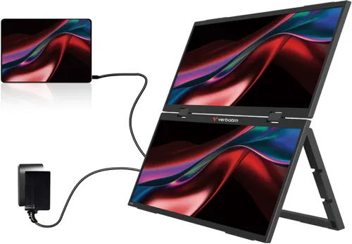 Monitor VERBATIM Dual Monitor Essentials 15.6" 1920x1080px IPS