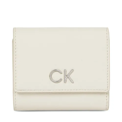 Женский кошелек Calvin Klein Re - Lock Trifold Xs K60K611094 DK Ecru PC4