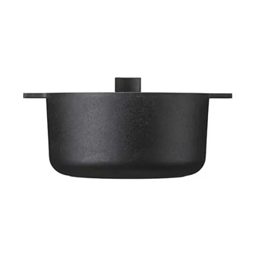 SKEPPSHULT Noir 5 l czarny - garnek żeliwny z pokrywką
