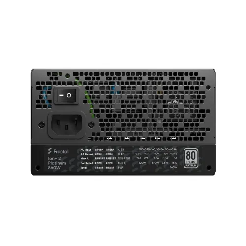 Zasilacz Fractal Design Ion+ 2 860W 80+ Plarinum Czarny