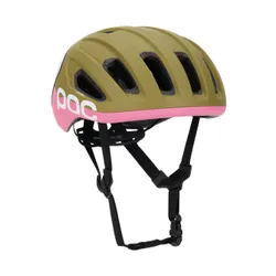 Kask rowerowy POC Amidal olivine green matt/thulite pink matt