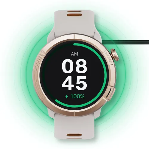 Smartwatch STELIO Activ Pro AI GPS 46mm Tytan Złoty