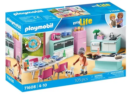 Playmobil Zestaw figurek My Life 71608 Kuchnia z jadalnią