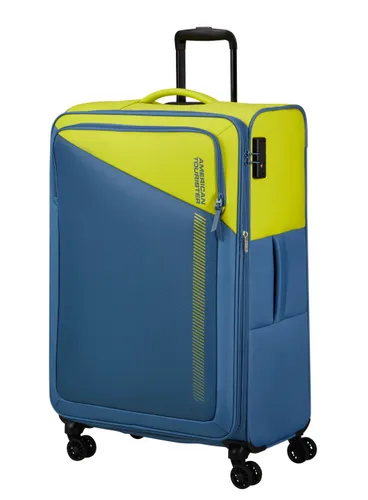 Большой расширенный чемодан American Tourister Daring DASH EXP-lime / coronet