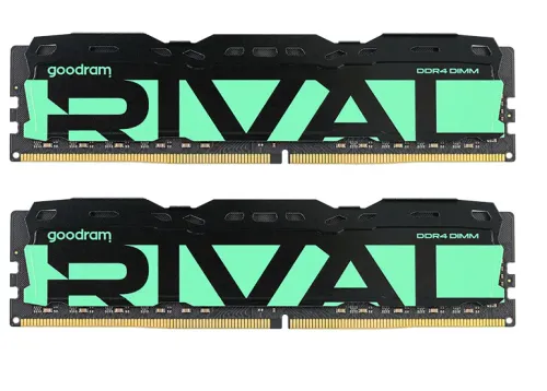Pamięć RAM GoodRam Rival Radiant DDR4 64GB (2x32GB) 3200 CL18 Zielony
