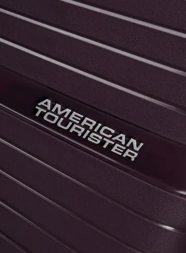 Средний жесткий чемодан American Tourister Airconic - dark plum