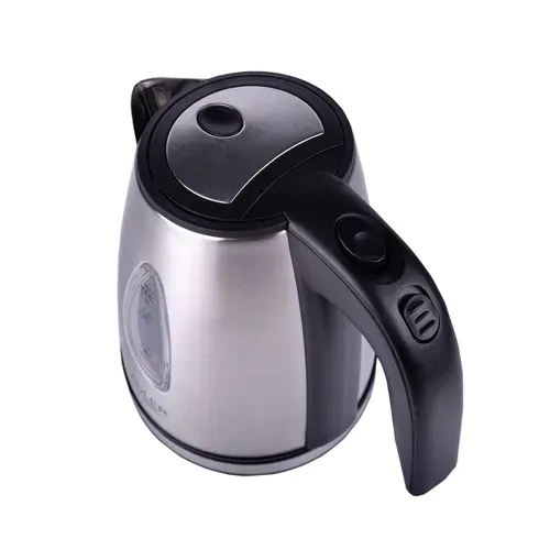 ADLER Electric Kettle 1 l srebrny - czajnik elektryczny bezprzewodowy stalowy