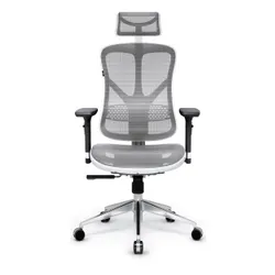 Fotel DIABLO CHAIRS V-Basic Biało-szary