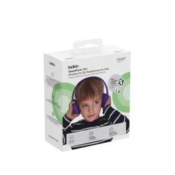 Słuchawki bezprzewodowe Belkin SoundForm Mini Nauszne Dla Dzieci Bluetooth 5.3 Purpurowy
