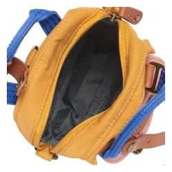 Gogoasa Macaroon Sac Mic D226-3590-F Galben / Trandafir