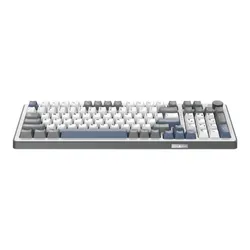 Klawiatura gamingowa White Shark Excalibur biała KTT Wine Red RGB Hot-Swap