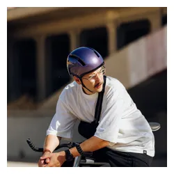 Kask rowerowy HJC Calido purple violet